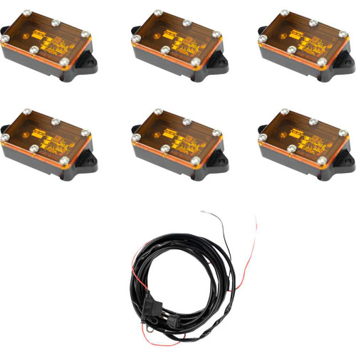 HERETIC 70024 Heretic Rock Light - Amber - 6 Pack 70024