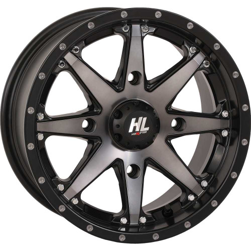 HIGH LIFTER 14HL101610 High Lifter Wheel - Hl10 - Front/Rear - Matte Black/Smoke - 14X7 - 4/110 - 5+2 (+30 Mm) 14Hl10-1610