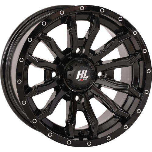 HIGH LIFTER 14HL211237 High Lifter Wheel - Hl21 - Front/Rear - Gloss Black - 14X7 - 4/137 - 4+3 (+10 Mm) 14Hl21-1237