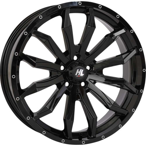 HIGH LIFTER 20HL211245 High Lifter Wheel - Hl21 - Front/Rear - Gloss Black - 20X7 - 5/4.5 - 4+3 (+10 Mm) 20Hl21-1245