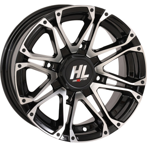 High Lifter Wheel - Hl3 - Rear - Gloss Black W/Machined - 14X7 - 4/110 - 2+5 (-47 Mm) 14Hl03-1111
