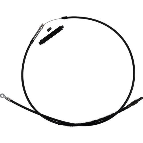 High-Efficiency Black Vinyl Clutch Cable - +8" 101-30-10061-8