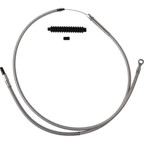 BARNETT 10230100636 High-Efficiency Stainless Steel Clutch Cable For Harley-Davidson - +6" 102-30-10063-6
