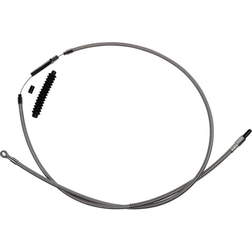 BARNETT 10230100618 High-Efficiency Stainless Steel Clutch Cable For Harley-Davidson - +8" 102-30-10061-8