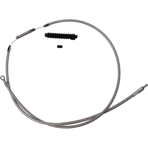 BARNETT 10230100628 High-Efficiency Stainless Steel Clutch Cable For Harley-Davidson - +8" 102-30-10062-8