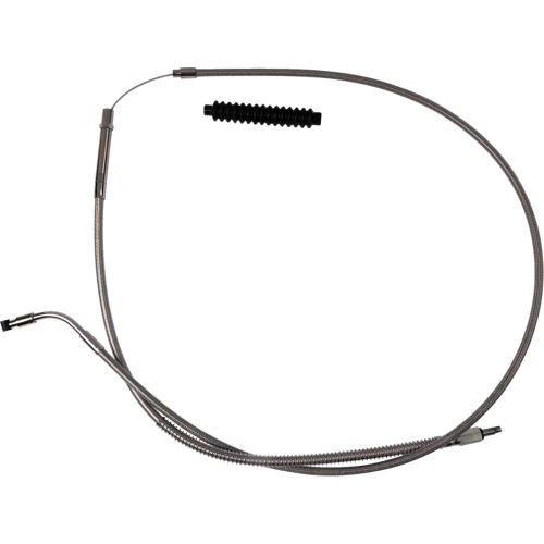 BARNETT 10230100738 High-Efficiency Stainless Steel Clutch Cable For Harley-Davidson - +8" 102-30-10073-8
