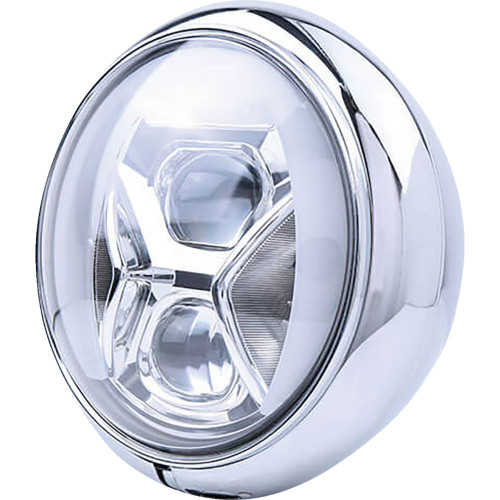 Highsider Adaptive Headlight With Housing - 7" - Chrome 223-240