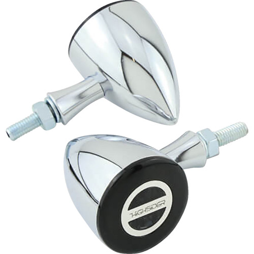 Highsider Turn Signal - Bullet - Chrome 204-347
