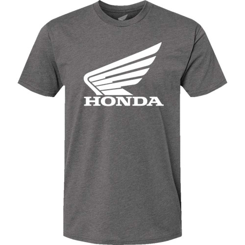HONDA APPAREL NP21SM3016L Honda Apparel Honda Wing T-Shirt - Heather/White - Large Np21S-M3016-L