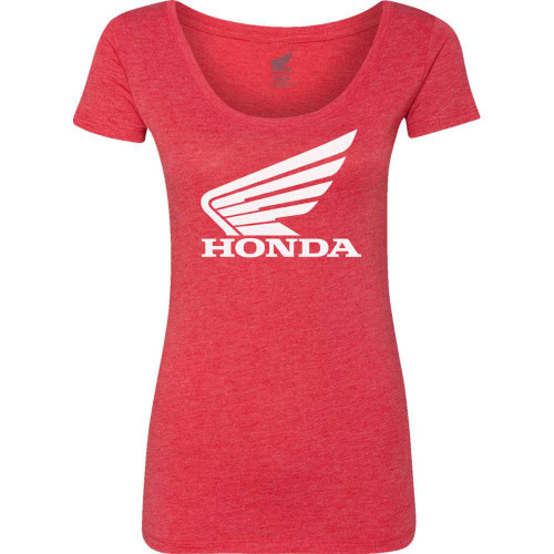 HONDA APPAREL NP21SL3029S Honda Apparel Women'S Honda Wing T-Shirt - Red - Small Np21S-L3029-S