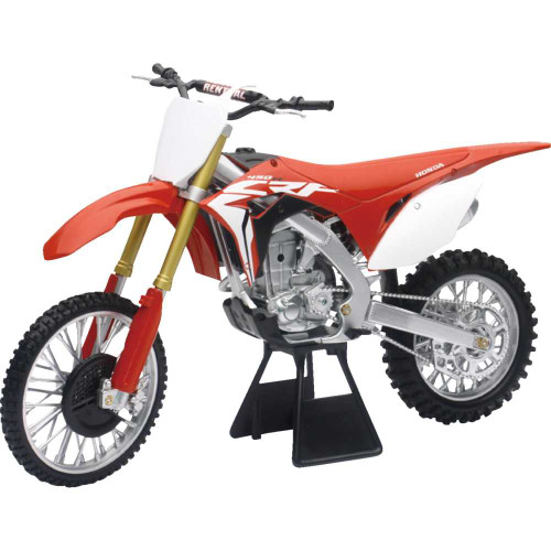 NEW RAY TOYS 49583 Honda Crf450R Dirt Bike - 1:6 Scale - Red/White 49583