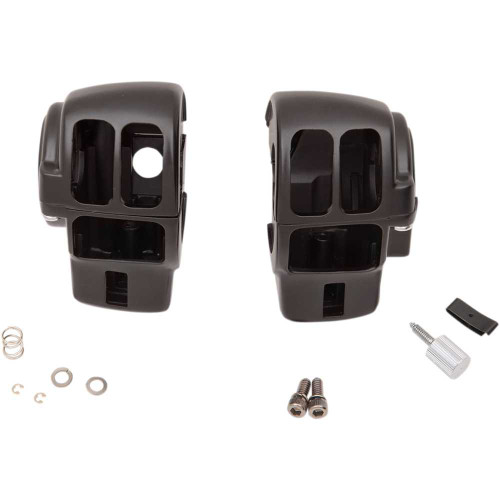 DRAG SPECIALTIES 0616-0358 Drag Specialties Switch Housing - Radio - Matte Black