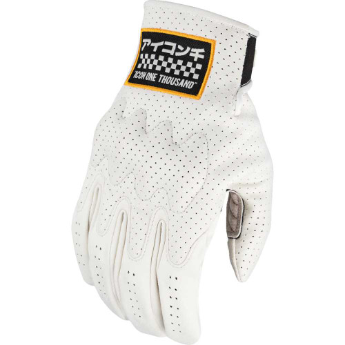 ICON 3301-4812 Icon Airform Slabtown Gloves - White - Xl