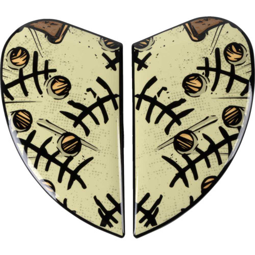 ICON 0133-1419 Icon Airframe Pro Side Plates - Topshelf - Red