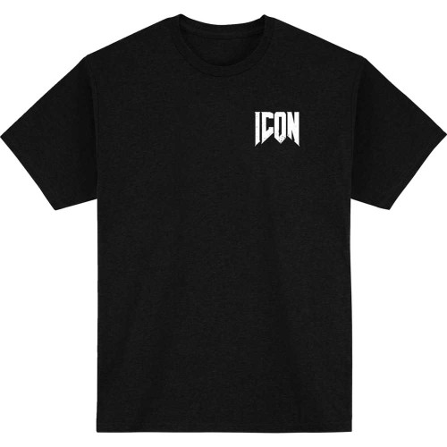 ICON 3030-24265 Icon Blegh T-Shirt - Black - Large