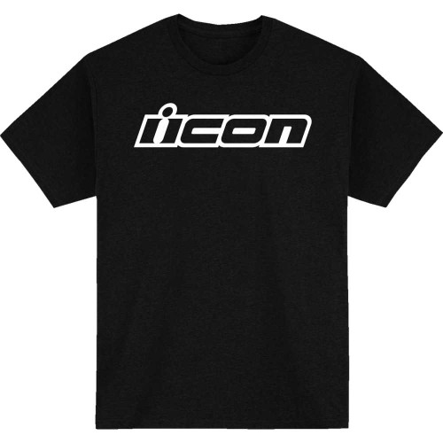 ICON 3030-23281 Icon Clasicon T-Shirt - Black - 2Xl