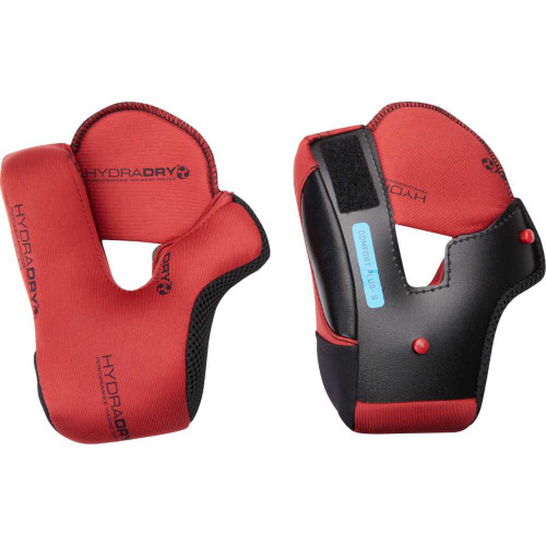 ICON 0134-3586 Icon Domain Cheek Pads - Red - Large