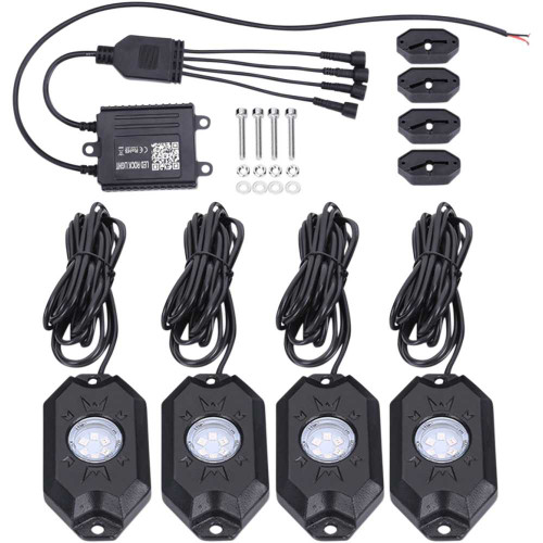 BRITE-LITES BLRGBROCK4 Brite-Lites Led Rock Light Kit Bl-Rgbrock4