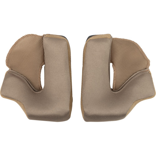 Icon Elsinore Cheek Pads - Brown - Large