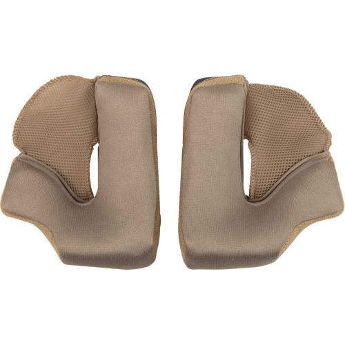 ICON 0134-3766 Icon Elsinore Cheek Pads - Brown - Medium