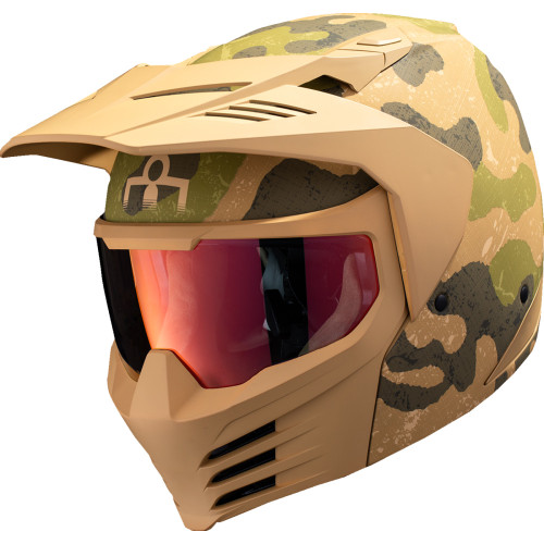 Icon Elsinore Helmet - Magnacross - Tan - Small