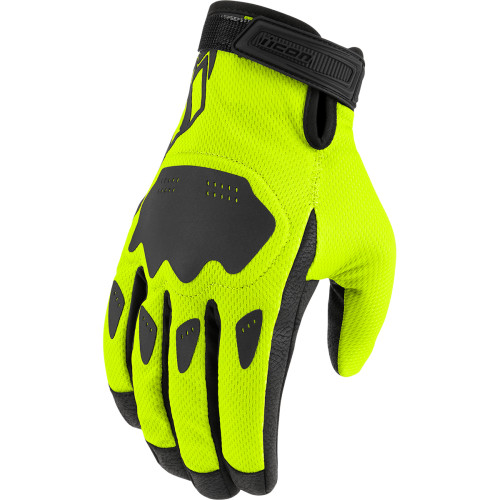 Icon Hooligan Ce Gloves - Hi-Vis - Large
