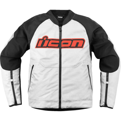 ICON 2820-6693 Icon Overlord3 Jacket - White - Small