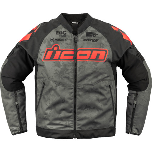 Icon Overlord3 Magnacross Jacket - Gray - 2Xl Icon Overlord3 Magnacross Jacket - Gray - 2Xl