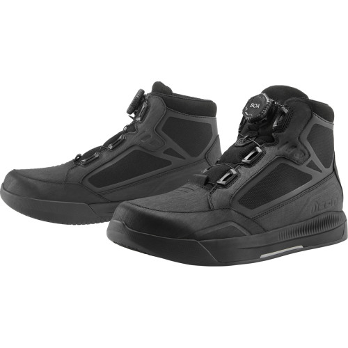 Icon Patrol 3 Waterproof Boots - Black - Size 9.5