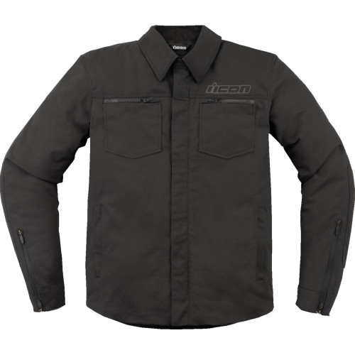 Icon Upstate Canvas Ce Jacket - Black - 3Xl Icon Upstate Canvas Ce Jacket - Black - 3Xl