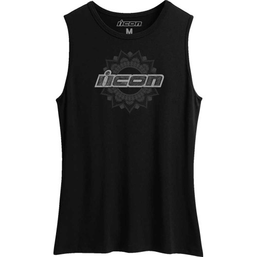 ICON 3031-4271 Icon Women'S Noble Tank Top - Black - Small