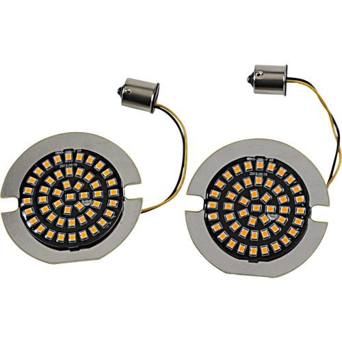 DRAG SPECIALTIES 2020-1810 Drag Specialties Flat-Style Turn Signal Insert - Amber