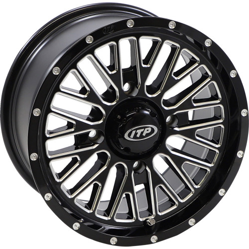 Itp Wheel - Momentum - Front/Rear - Black/Milled - 14X7 - 4/137 - 5+2 (+30 Mm) 1422735731B