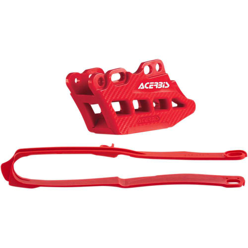 ACERBIS 2666240004 Acerbis Chain Guide And Slider Kit - Honda Crf250R/Crf450R/Rx - Red 2666240004