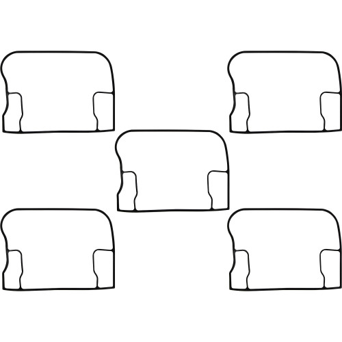 James Gasket Rubber Upper Rocker Cover Gasket - Big Twin Jgi-17356-92