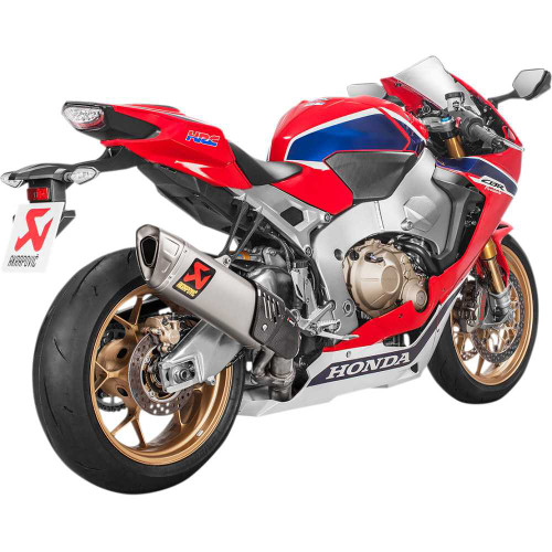 AKRAPOVIC SH10SO17HAPXLT/1 Akrapovic Titanium Muffler - Cbr1000Rr S-H10So17-Hapxlt/1