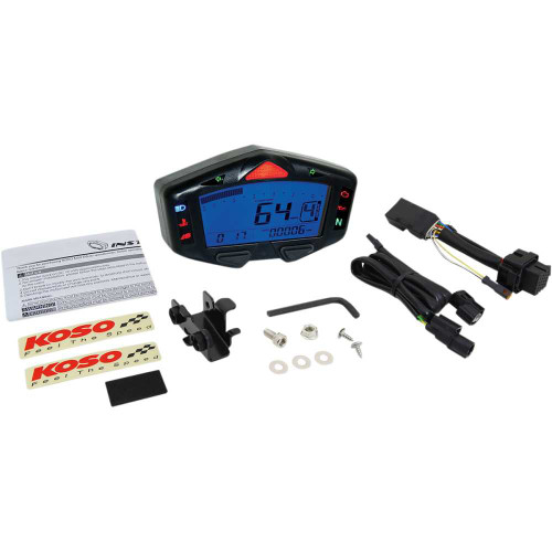 KOSO NORTH AMERICA BA038900 Koso North America Db-03R Digital Lcd Meter - Honda Grom Ba038900