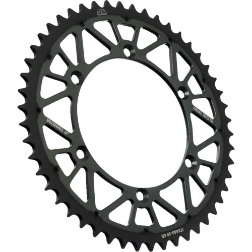JT SPROCKETS JTX46050GR Jt Sprockets Steel Rear Sprocket - Graphite - 50 Tooth Jtx460.50Gr