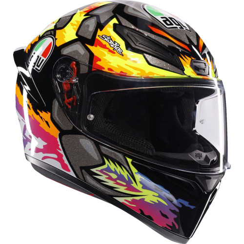 AGV 2118394003039XXL K1 S Helmet - Bezzecchi 2023 - 2Xl 2118394003-039-Xxl