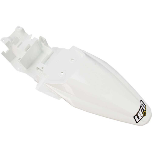 UFO KA04715047 Ufo Mx Rear Fender - White Ka04715-047