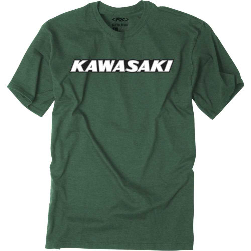 FACTORY EFFEX 2887126 Kawasaki Vintage T-Shirt - Forest Green - Xl 28-87126