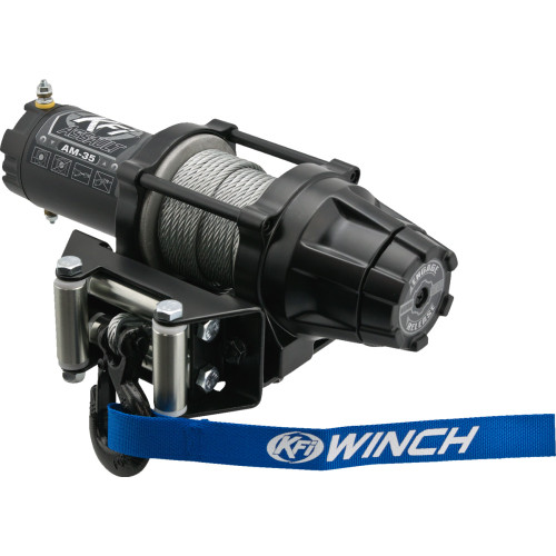Kfi Products Am-35 Assault Winch - 3500 Lb - Steel Cable Am-35 Kfi Products Am-35 Assault Winch - 3500 Lb - Steel Cable Am-35