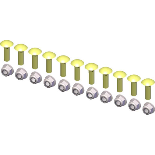 KFI PRODUCTS HK410 Kfi Products Plow Hardware - Wear Bar Hardware Kit Hk-410