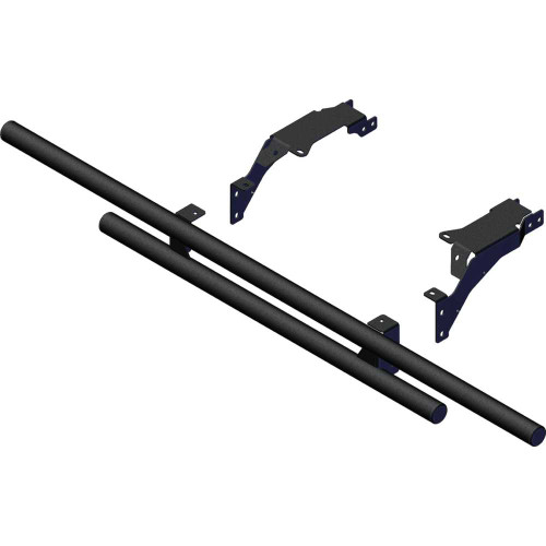 KFI PRODUCTS 102075 Kfi Products Rear Bumper - Black - Polaris Ranger 1000 102075