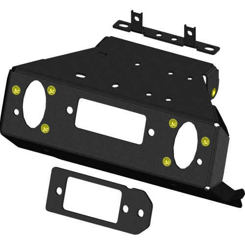 Kfi Products Winch Mount - Can-Am/Kawasaki 101500 Kfi Products Winch Mount - Can-Am/Kawasaki 101500