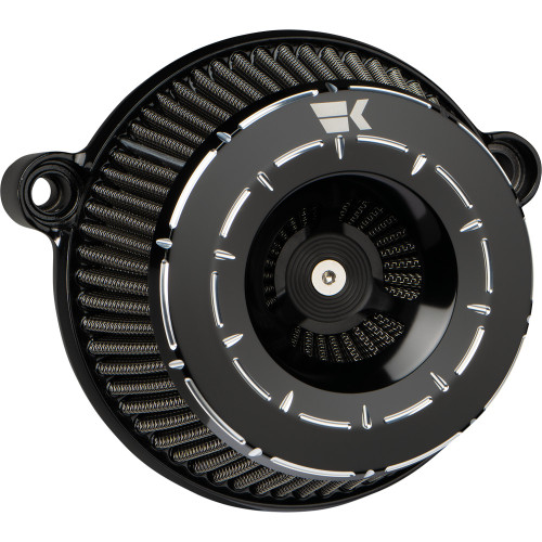 Khrome Werks Instigator Air Cleaner - Tracer - Black - Twin Cam 250210 Khrome Werks Instigator Air Cleaner - Tracer - Black - Twin Cam 250210