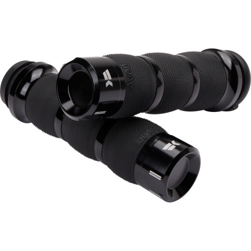 Khrome Werks Klassic Grips - Air Cushion - Tbw - Black 500190 Khrome Werks Klassic Grips - Air Cushion - Tbw - Black 500190