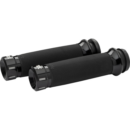 Khrome Werks Klassic Grips - Custom Contour - Cable - Black 500280