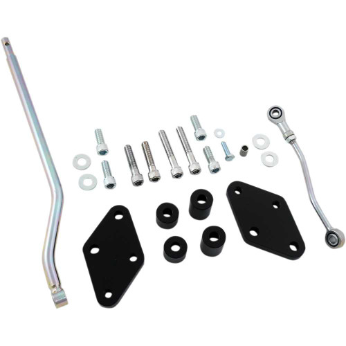 DRAG SPECIALTIES 1622-0525 Drag Specialties Reduced Reach Forward Control Relocation Kit - 2" Rearward - Xl