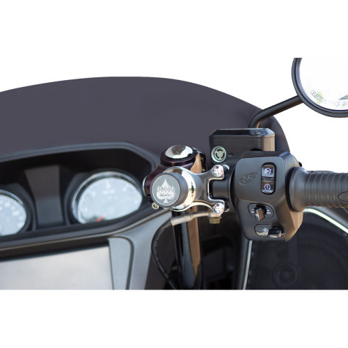Klock Werks Ambidextrous Mount - Iomount - Challenger - Chrome Kwd-04-0609-C